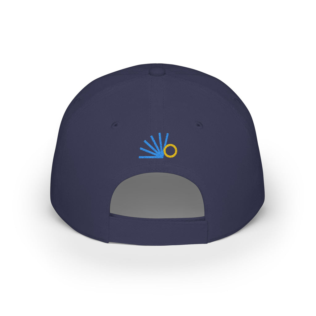 Power to the People Typography Low Profile Baseball Cap