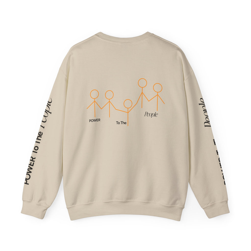 Power to the People Line Art Sweatshirt