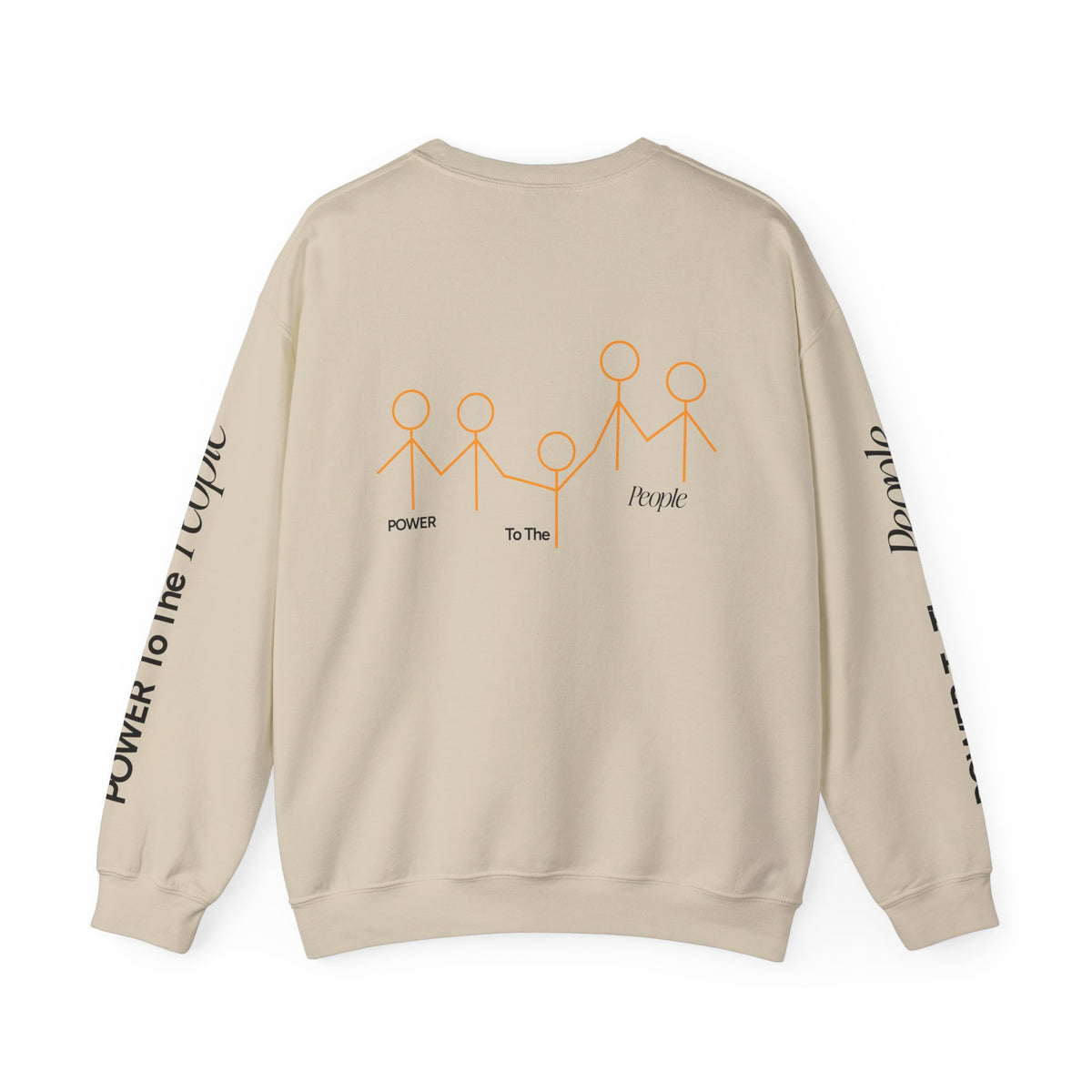 Power to the People Line Art Sweatshirt