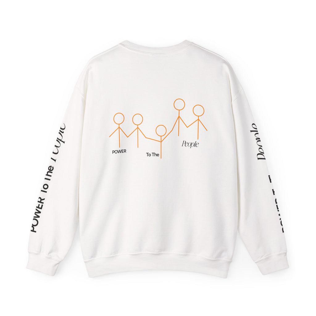 Power to the People Line Art Sweatshirt