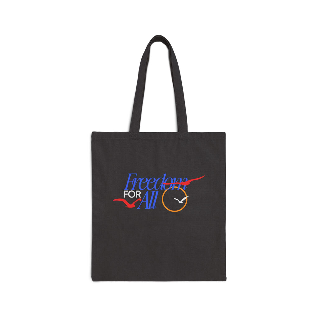 Freedom for All Seagull Graphic Cotton Canvas Tote Bag