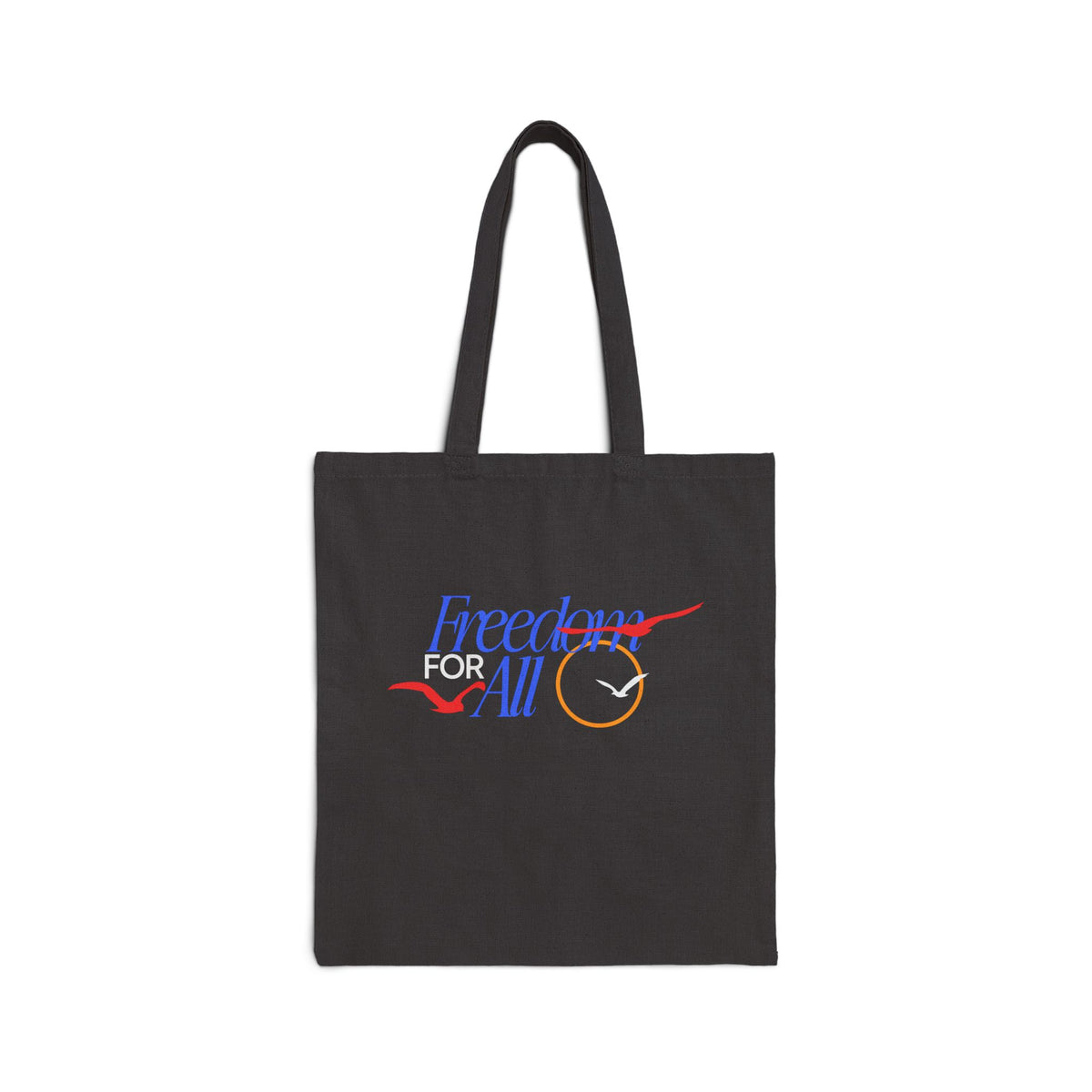 Freedom for All Seagull Graphic Cotton Canvas Tote Bag