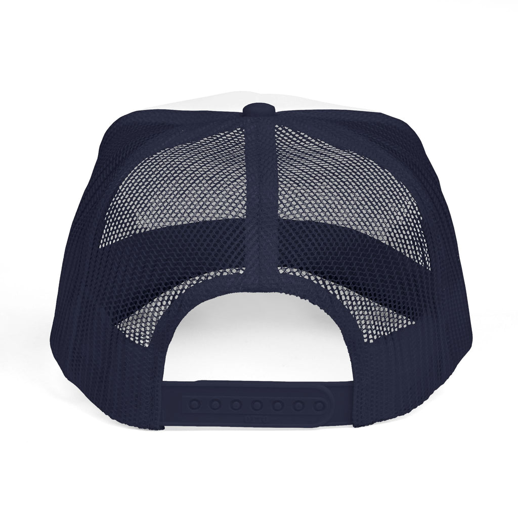Mesh Snapback Hat with 'Respect • Integrity • Sustainability • Equality' Rectangle Logo