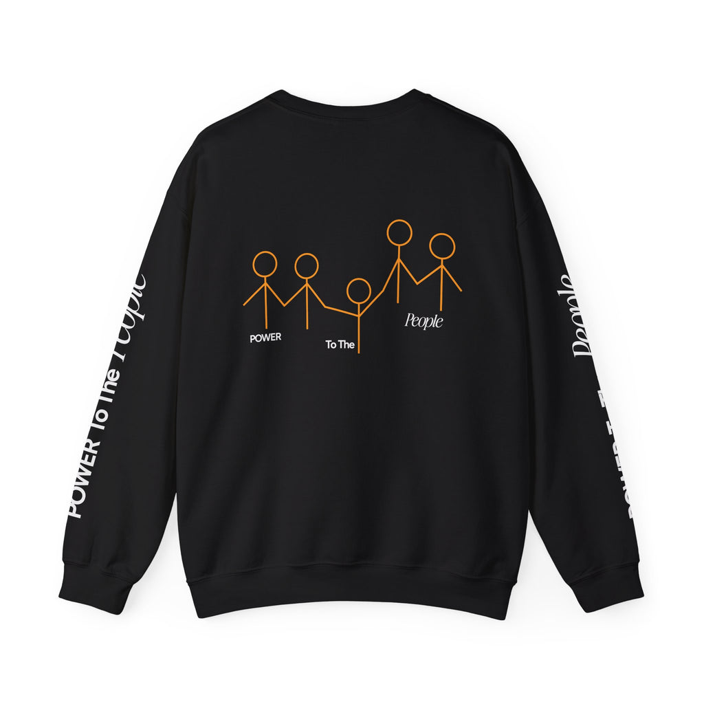 Power to the People Line Art Sweatshirt