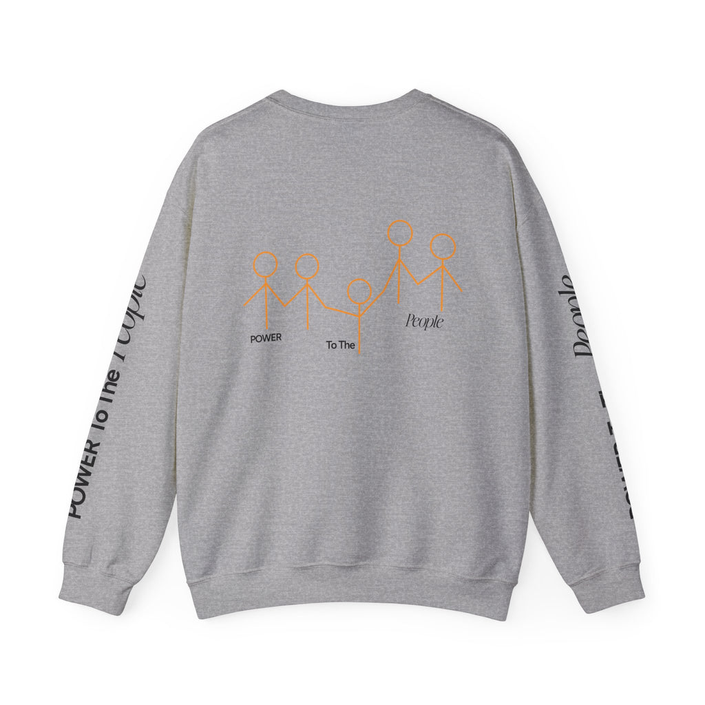 Power to the People Line Art Sweatshirt