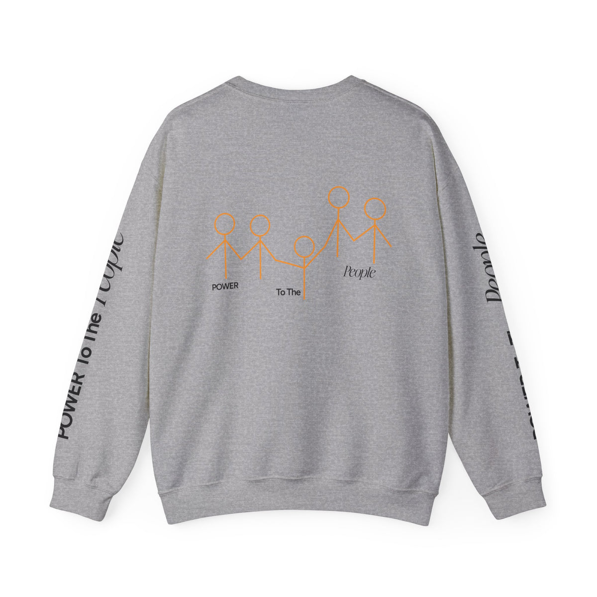 Power to the People Line Art Sweatshirt